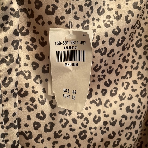 Abercrombie silk dress - animal print - never been worn! - Picture 5 of 7